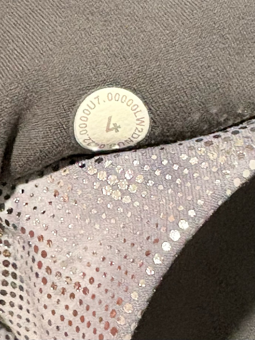 Lululemon Align Diamond Dye Starlight Graphite Grey Diffuse Dot Foil Top 4 - Picture 9 of 10